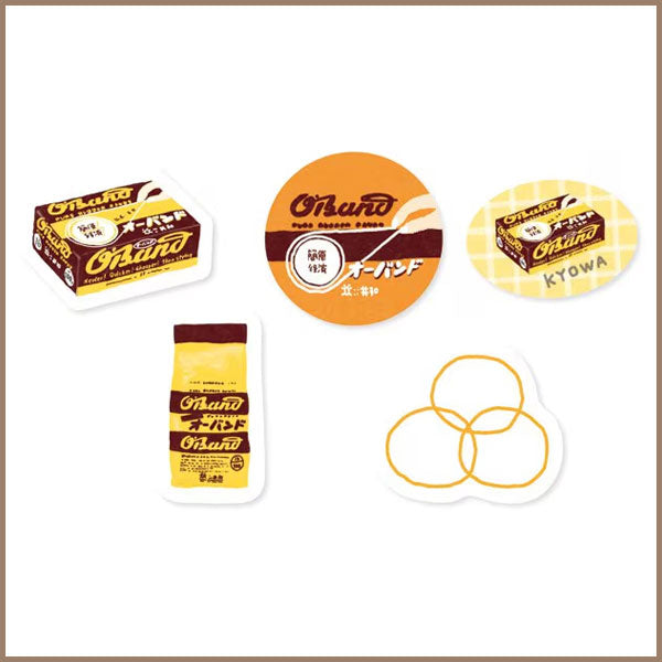 古川紙工コラボ フレークシール [全9種類：5柄×4枚入り] 岡山エコール NS51-FS [M便 1/40]