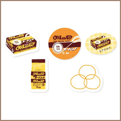 古川紙工コラボ フレークシール [全9種類：5柄×4枚入り] 岡山エコール NS51-FS [M便 1/40]