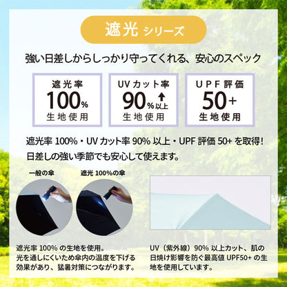 のびるハンドル5段遮光折りたたみ傘 [全4色] トレードワークス TU-0015