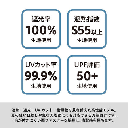 シルバーコーティング遮熱遮光折りたたみ傘 [全3色] TU-0027