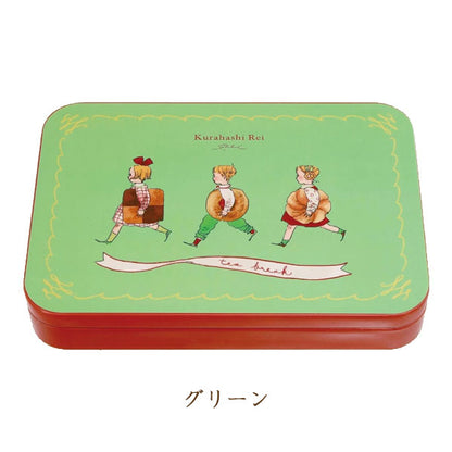 くらはしれい 缶入りポストカード [全4色] 学研ステイフル D09508～09511 [M便 1/1]