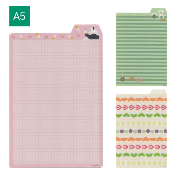 co-haco 大人のシタジキ A5 [全3柄] SI001～3 [M便 1/20]