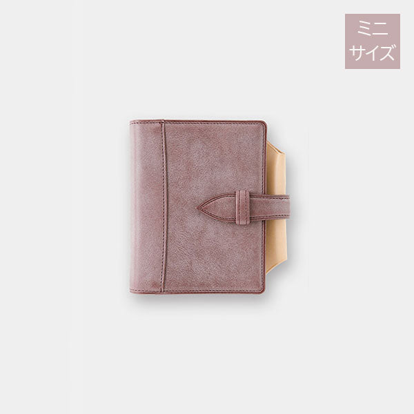 【期間限定カラー】システム手帳 N/PEARCE(エヌ/ピアス) すもも×ナチュラル ミニサイズ 20mmリング ※保証書付き ノックス(KNOX) 89993369 【送料無料*】