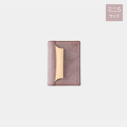 【期間限定カラー】システム手帳 N/PEARCE(エヌ/ピアス) すもも×ナチュラル ミニ5サイズ 13mmリング ※保証書付き ノックス(KNOX) 89993370 【送料無料*】