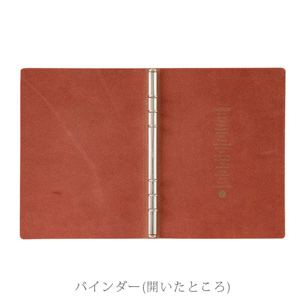 限定！レザーバインダー Liscio《リスシオ》 リミテッドボックス レッドブラウン [A5サイズ] 6穴リング 11mm径 PLOTTER 89993371 【送料無料*】