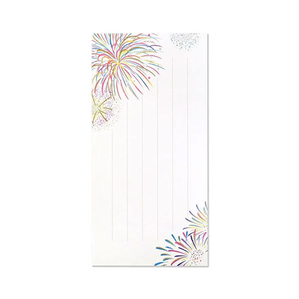 花火 [一筆箋] 1柄12枚入 G.C.PRESS 096-56 [M便 1/12]