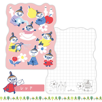 MOOMIN Every day is an adventure ダイカットメモ [全4色] 日本ホールマーク 843-458/465/472/489 [M便 1/12]