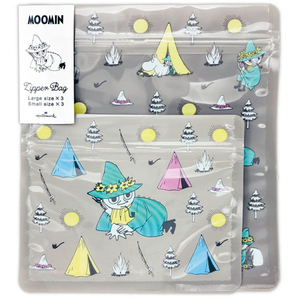 MOOMIN Moomin valley's dayシリーズ ジッパーバッグ [全4種類] ホール