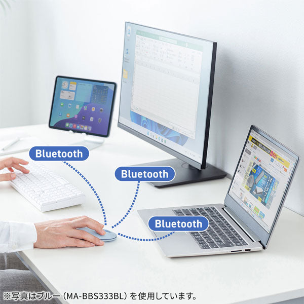 静音Bluetoothマウス［全4色］ サンワサプライ MA-BBS333