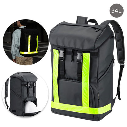 現場用リュック 黒 34L [反射テープ付き] サンワサプライ BAG-GEN1BK【送料無料*】