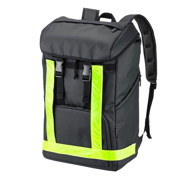 現場用リュック 黒 34L [反射テープ付き] サンワサプライ BAG-GEN1BK