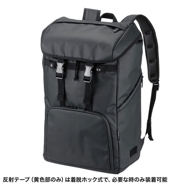 現場用リュック 黒 34L [反射テープ付き] サンワサプライ BAG-GEN1BK【送料無料*】