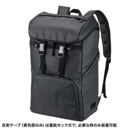 現場用リュック 黒 34L [反射テープ付き] サンワサプライ BAG-GEN1BK【送料無料*】
