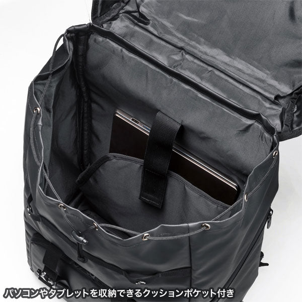 現場用リュック 黒 34L [反射テープ付き] サンワサプライ BAG-GEN1BK