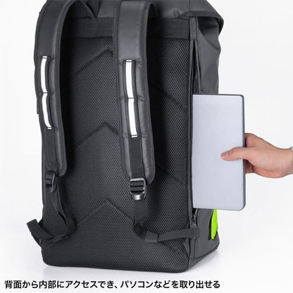 現場用リュック 黒 34L [反射テープ付き] サンワサプライ BAG-GEN1BK【送料無料*】