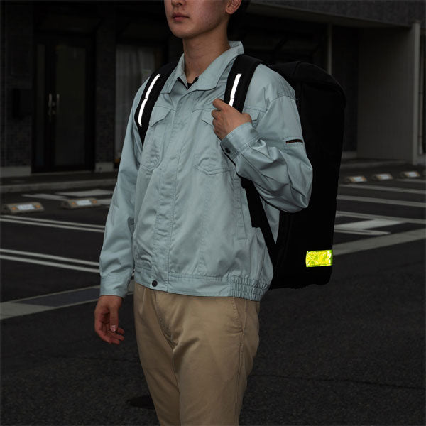現場用リュック 黒 34L [反射テープ付き] サンワサプライ BAG-GEN1BK【送料無料*】
