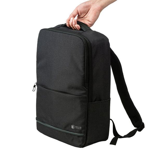 カジュアルPCバックパック 黒 21L [15.6インチワイドPC対応] サンワサプライ BAG-BP16BK