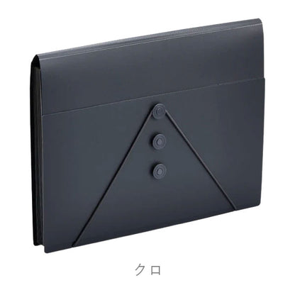 家庭用ファイルシリーズ サクッと整理！ドキュメントファイル(フタ付きタイプ) 13ポケット [全3色] キングジム 2290