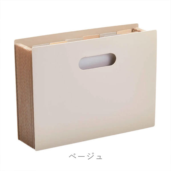 家庭用ファイルシリーズ サクッと整理！ドキュメントファイル(オープンタイプ) 13ポケット [全3色] キングジム 2291