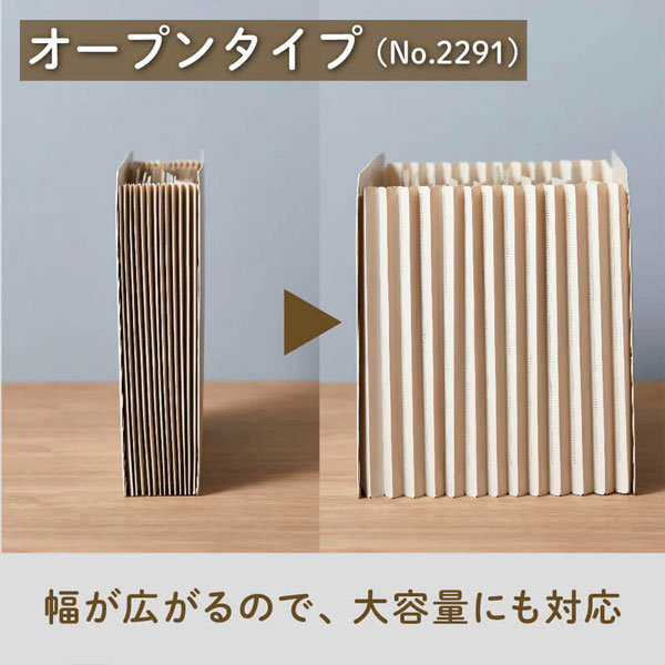 家庭用ファイルシリーズ サクッと整理！ドキュメントファイル(オープンタイプ) 13ポケット [全3色] キングジム 2291