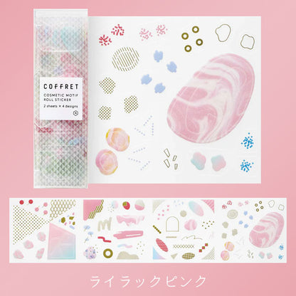 COFFRET 《コフレ》ROLL STICKER ロールステッカー [全4種類] キングジム COFL001/002/003/004 [M便 1/4]