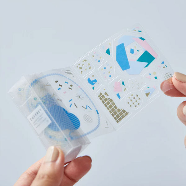COFFRET 《コフレ》ROLL STICKER ロールステッカー [全4種類] キングジム COFL001/002/003/004 [M便 1/4]