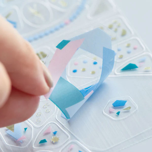 COFFRET 《コフレ》ROLL STICKER ロールステッカー [全4種類] キングジム COFL001/002/003/004 [M便 1/4]