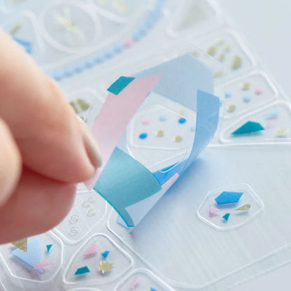 COFFRET 《コフレ》ROLL STICKER ロールステッカー [全4種類] キングジム COFL001/002/003/004 [M便 1/4]