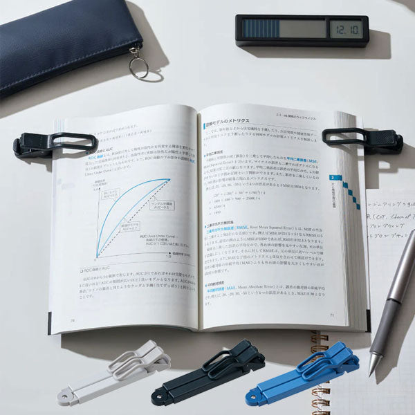 折りたたみブッククリップ ツイップ 《twip》 [全3色] キングジム FBC10