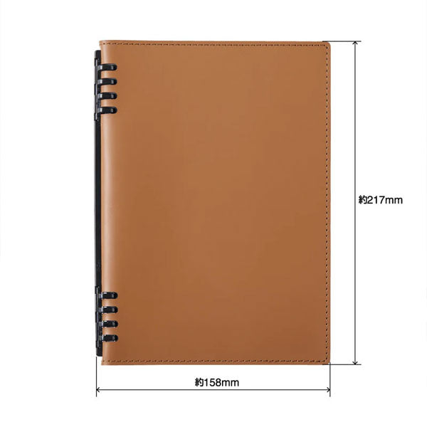 レザフェスU リングノート テフレーヌ A5 [全4色] キングジム 9854TELU-CA [M便 1/2]