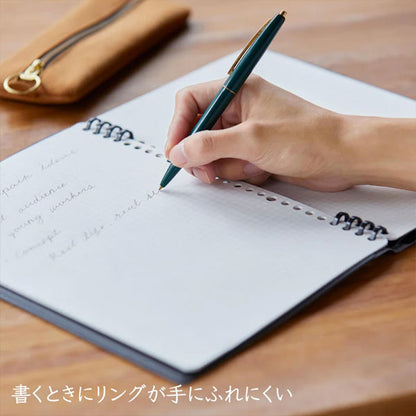 レザフェスU リングノート テフレーヌ A5 [全4色] キングジム 9854TELU-CA [M便 1/2]