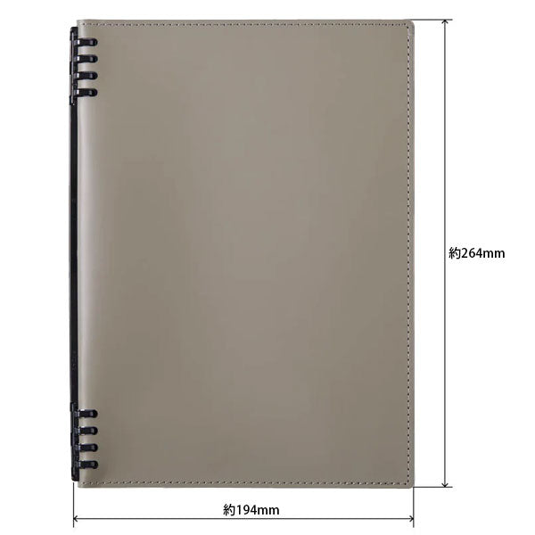 レザフェスU リングノート テフレーヌ B5 [全4色] キングジム 9855TELU-GY [M便 1/2]