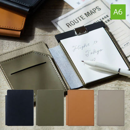 レザフェスU スライドメモパッド A6 [全4色] キングジム 9932LU [M便 1/2]