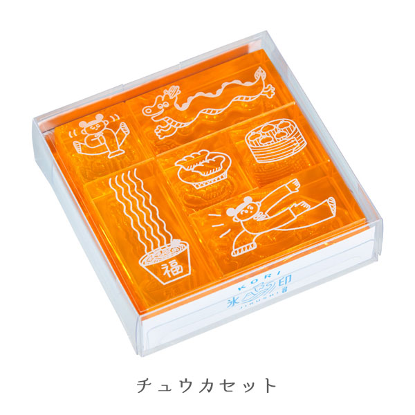 スタンピンアップ☆ 新品スタンプ＆ダイセット stampin'upクリアスタンプ 透明スタンプ 氷印 6個セット [全4種類] キングジム HITOTOKI CLSSAC