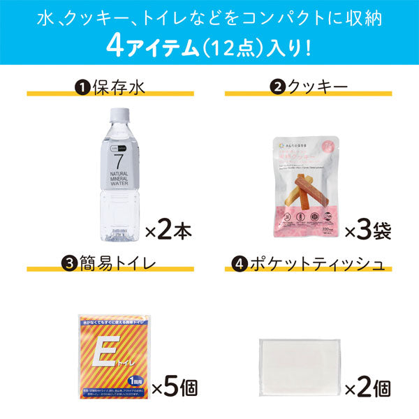 災害対策セット 《差し替え式 災害対策セット（待機～帰宅）》 キングジム STKS-100 【送料無料*】