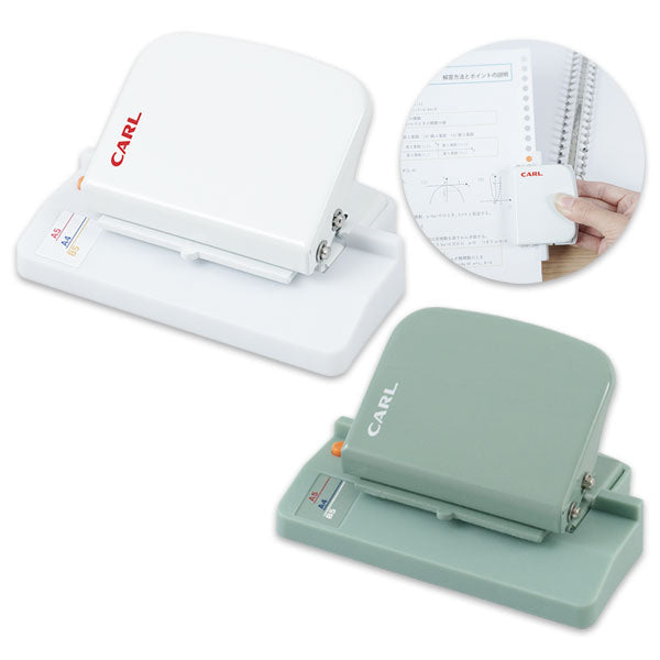 穴あけパンチ ゲージパンチ・ライト [全2色] カール事務器 GP-LA-W/U