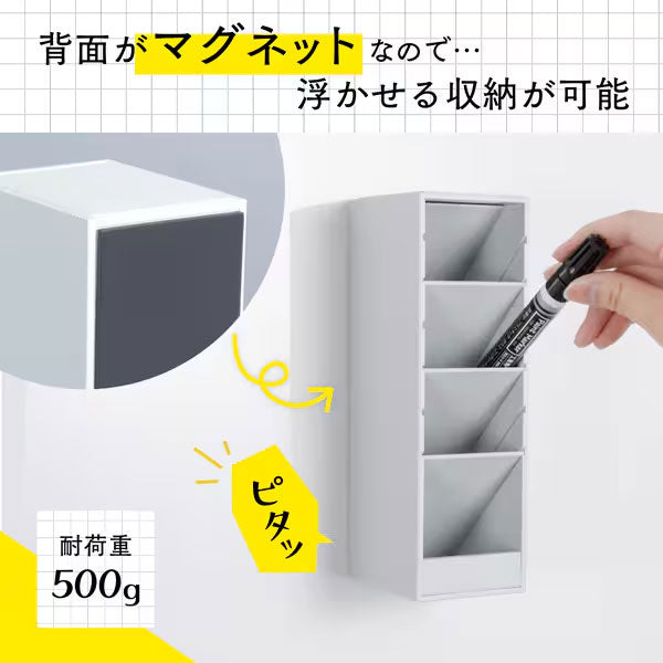 マニーツールスタンドＬ&Ｓ2個セット ツールスタンド・カスタム マグネット型 スリム [全2色] カール事務器