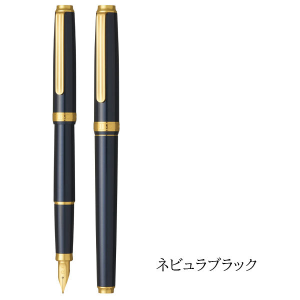 BISO《ビソウ》万年筆 [ボディカラー:全2色] F:細字 M:中字 プラチナ 25-PTL-15000