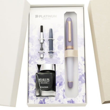 ＃3776 センチュリー マイ・フェイバリット・シングス「ミスティブルーム」［F細字/M中字］ 万年筆/インク 20ml/コンバーター/カートリッジセット プラチナ万年筆  PNB-38000