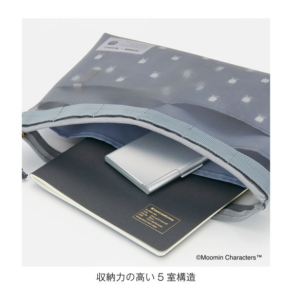 メッシュキャリーポーチ ミニ ≪Mesh carry pouch mini≫ A6対応 [全4色] MOOMIN×クレイド kleid 8918- [M便 1/2]