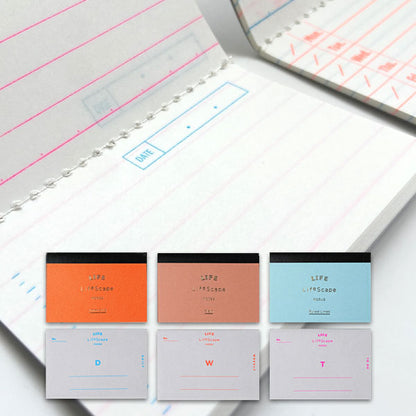 やまま文具 × LIFE 《LifeScape》ライフスケープ ノート [全6種類] ライフ YL18/19/20/21/22/23 [M便 1/18]