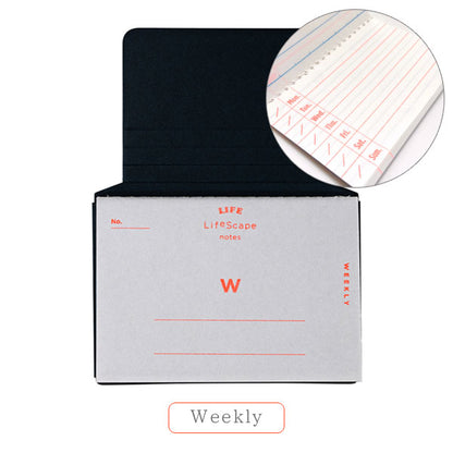 やまま文具 × LIFE 《LifeScape》ライフスケープ ノート [全6種類] ライフ YL18/19/20/21/22/23 [M便 1/18]