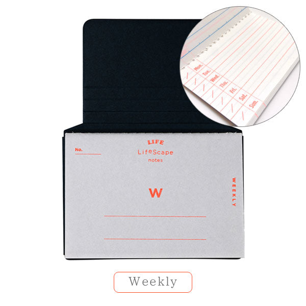 やまま文具 × LIFE 《LifeScape》ライフスケープ ノート [全6種類] ライフ YL18/19/20/21/22/23 [M便 1/18]