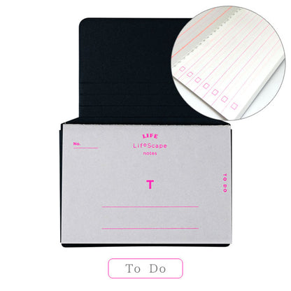やまま文具 × LIFE 《LifeScape》ライフスケープ ノート [全6種類] ライフ YL18/19/20/21/22/23 [M便 1/18]