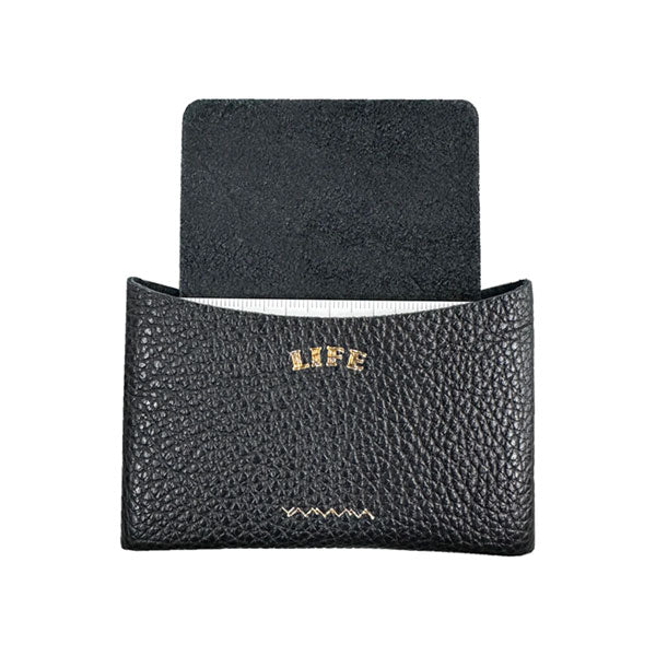 やまま文具 × LIFE 《LifeScape》ライフスケープ レザーポケット [ブラック] ライフ YL24 [M便 1/12]
