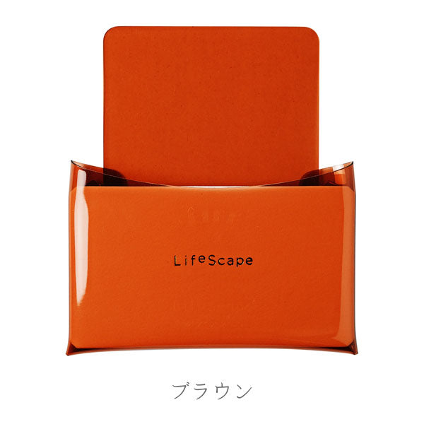 やまま文具 × LIFE 《LifeScape》ライフスケープ PVCポケット [全4色] ライフ YL25/26/27/28 [M便 1/12]