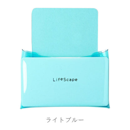 やまま文具 × LIFE 《LifeScape》ライフスケープ PVCポケット [全4色] ライフ YL25/26/27/28 [M便 1/12]