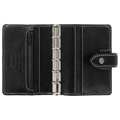 ≪正規取扱店≫FILOFAX /マルデン  システム手帳 ミニ &lt;ブラック/13mmリング/５穴&gt; 028624（旧品番025843） 【※送料無料】