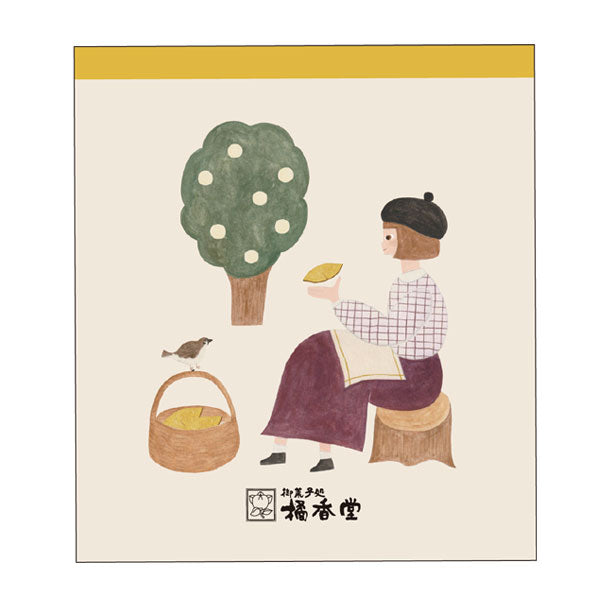 【オフィシャルグッズ】 橘香堂×ネクタイ メモ [4柄入り] サンスター文具 U-MEMO-01 [M便 1/12]