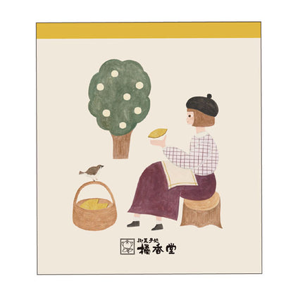 【オフィシャルグッズ】 橘香堂×ネクタイ メモ [4柄入り] サンスター文具 U-MEMO-01 [M便 1/12]